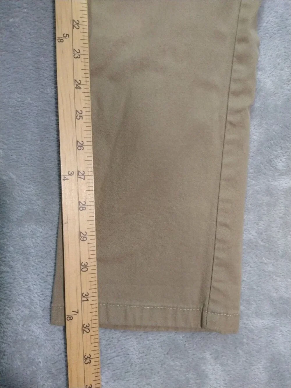 Banana Republic Pants Mens 32x34 Beige Chino Fulton Skinny Stretch Flat Front